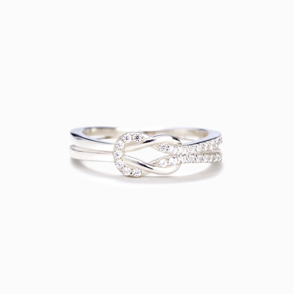 Forever Linked Together Infinity Knot Ring