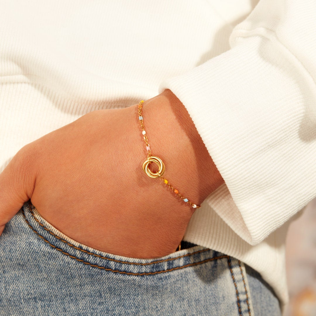 Badass Girl Gang Triple Circle Bracelet